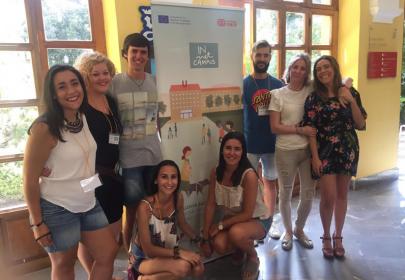 Grupo de monitores y responsables de la Universidad de Granada en el INnetCampus UGR 2017